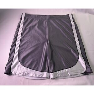 VINTAGE Y2K Champs Sports 2XL XXL Gray Silver Mesh Basketball Shorts Retro Baggy